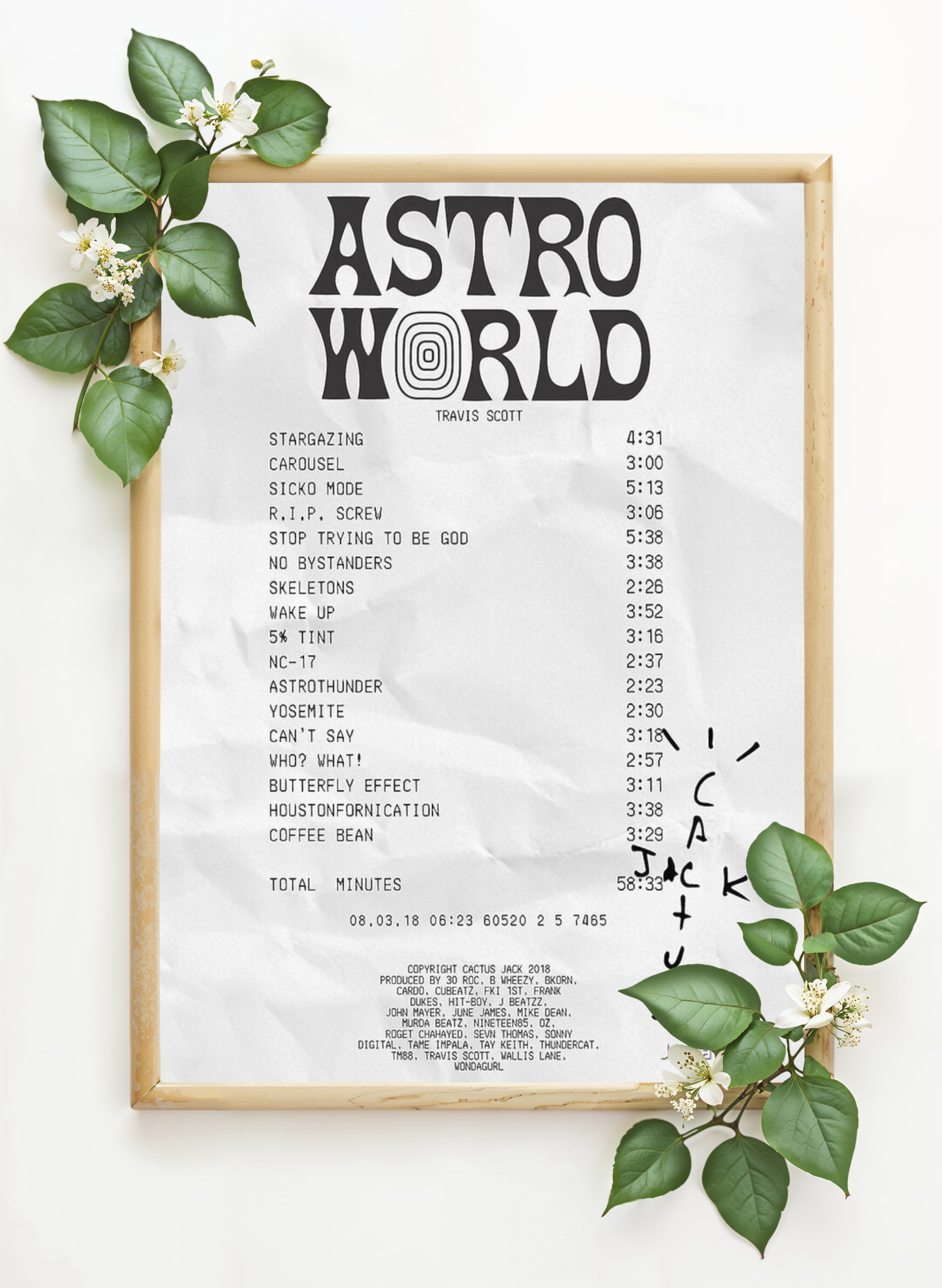 Travis Scott "Astroworld" Poster