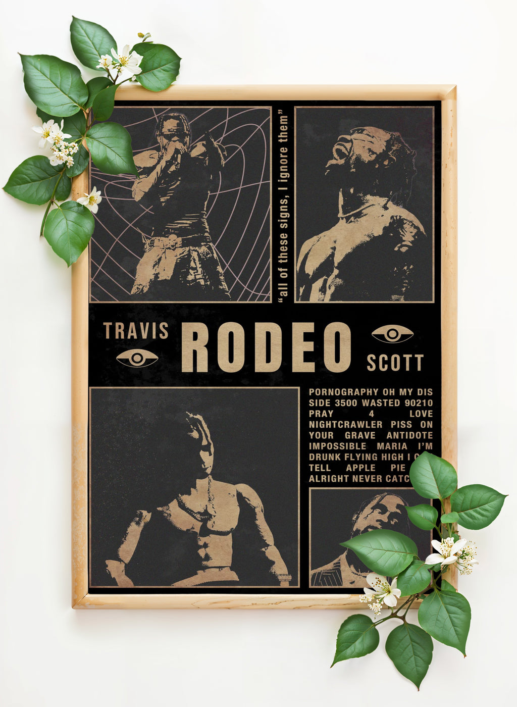 Travis Scott "Rodeo" Poster