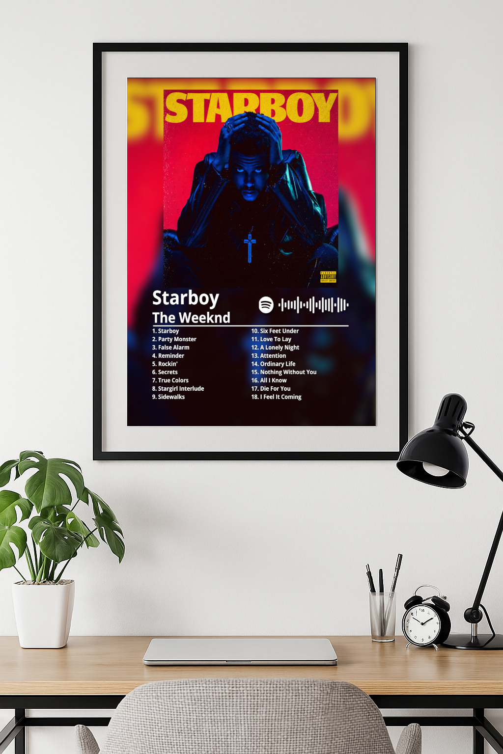 The Weeknd "Starboy" Poster